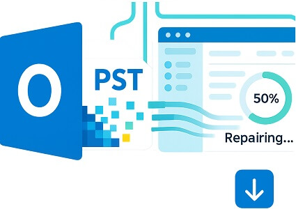Outlook PST File Recovery Tool for ANSI and Unicode PST files